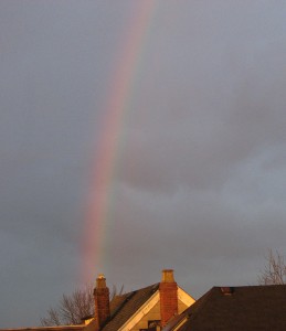 Large rainbow - Photo by Larry Neilson