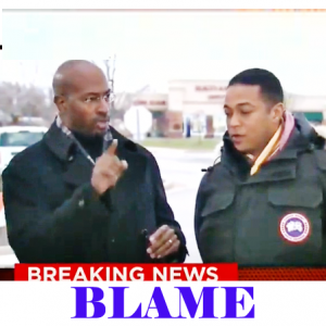 Van Johnson and Don Lemon fight over who is at blame .. the community or the media. 