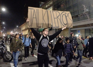 Police protest in Berkeley, California