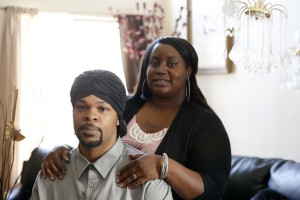 Emmanuel Stephens and Jasmine Whitley are photographed at their home in San Jose, Calif., on Wednesday, July 29, 2015.  (Josie Lepe/Bay Area News Group)