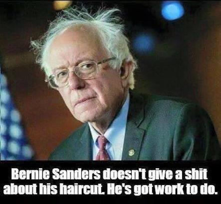 Bernie's hair