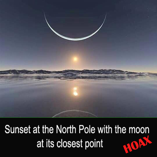 North Pole sunset photogrpahy