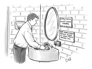 carolita-johnson-man-washing-his-hands-in-restroom-signs-read-employees-must-wash-hands-new-yorker-cartoon