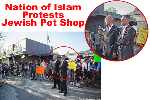 The NOI shows up to portrest a Jeiwh owned business in Seattle's Central Distict. Once this area was Balck, now it is almost entoely a white neghborhoof. Of course the NOI shows up. Are they raqcistr?