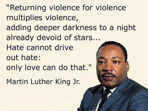 Martin Luther King violence